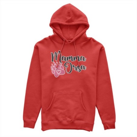 Felpa donna mamma orsa con zampa Per la mamma