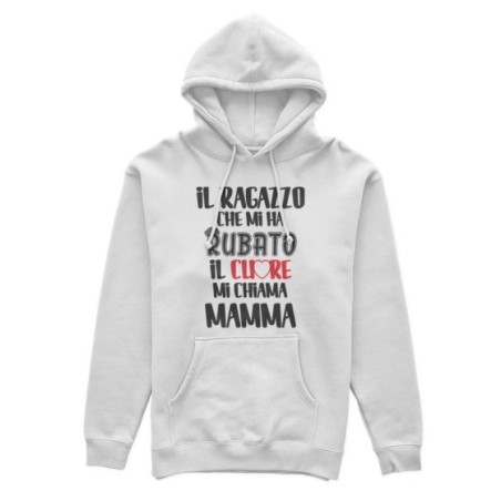 Felpa donna il ragazzo che mi ha rubato il cuore mi chiama mamma Per la mamma