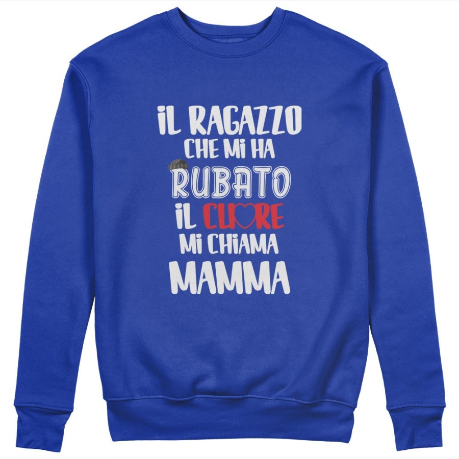 Felpa donna il ragazzo che mi ha rubato il cuore mi chiama mamma Per la mamma