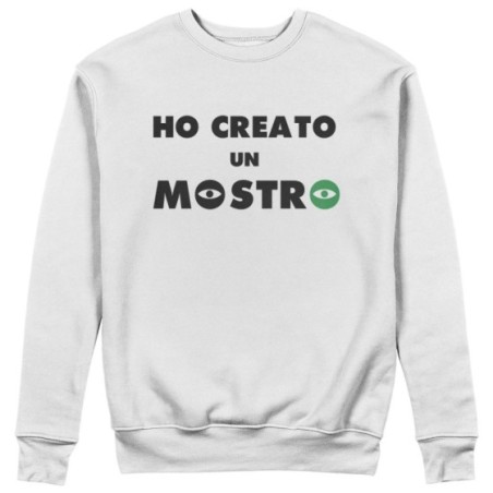 Felpa donna ho creato un mostro