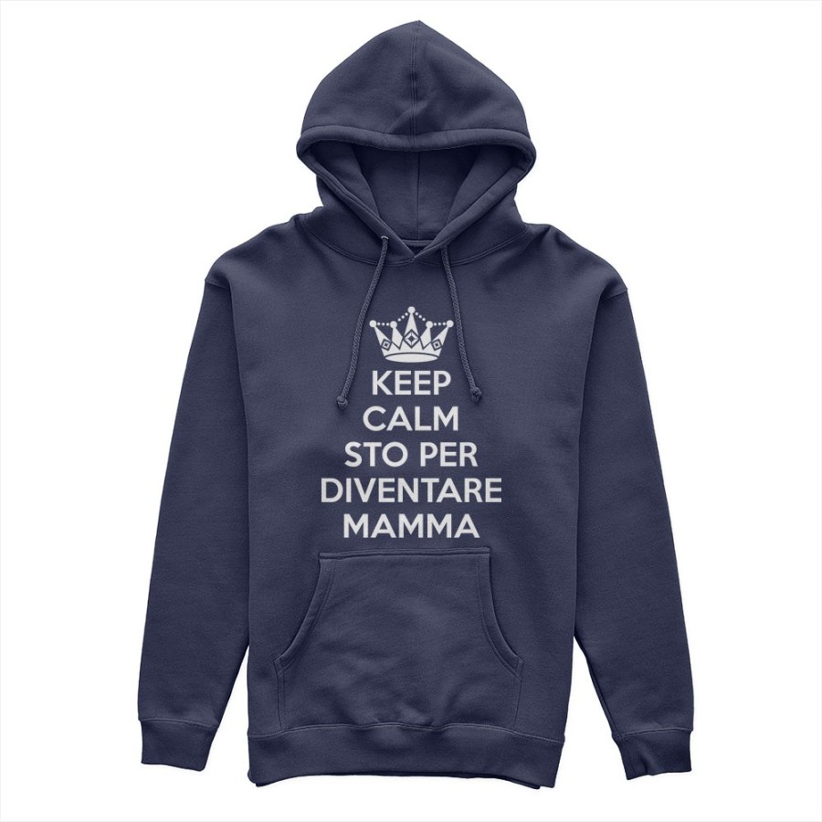 Felpa donna keep calm sto per diventare mamma Per la mamma
