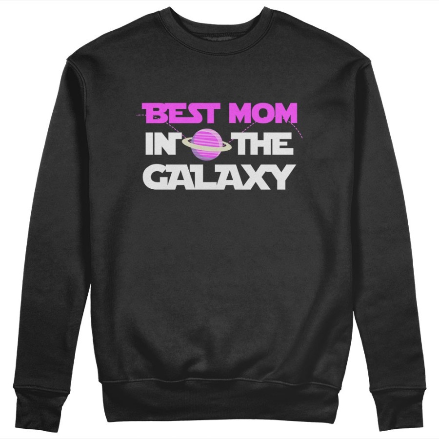Felpa donna best mom in the galaxy Per la mamma