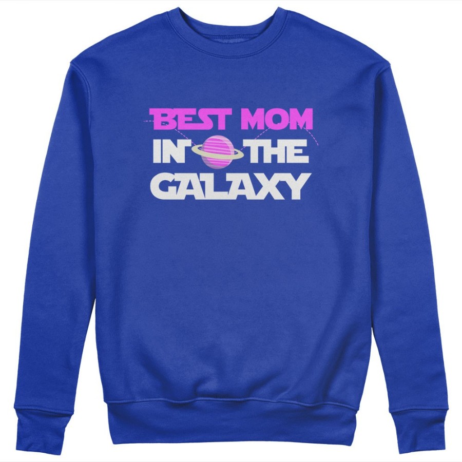Felpa donna best mom in the galaxy Per la mamma