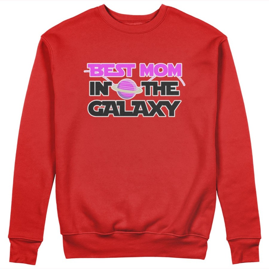 Felpa donna best mom in the galaxy Per la mamma