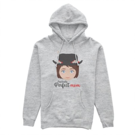 Felpa donna practically perfect mom Per la mamma