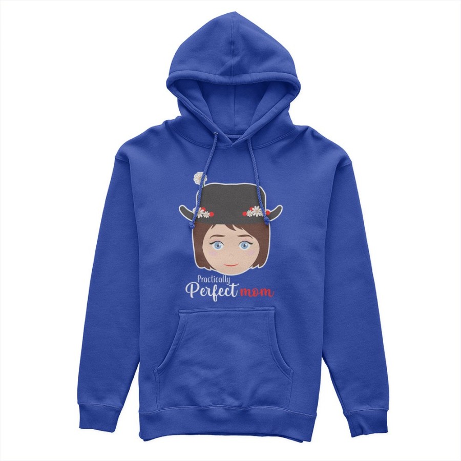 Felpa donna practically perfect mom Per la mamma