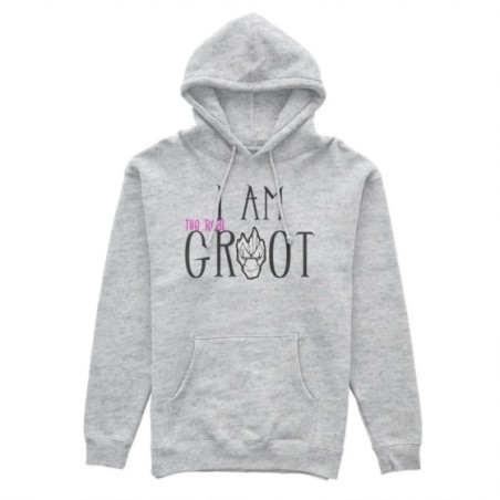Felpa donna i am the real groot Per la mamma