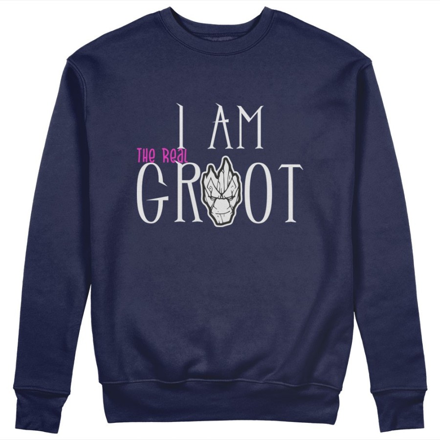 Felpa donna i am the real groot Per la mamma