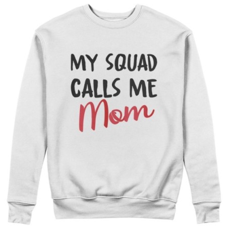 Felpa donna my squad calls me mom Per la mamma