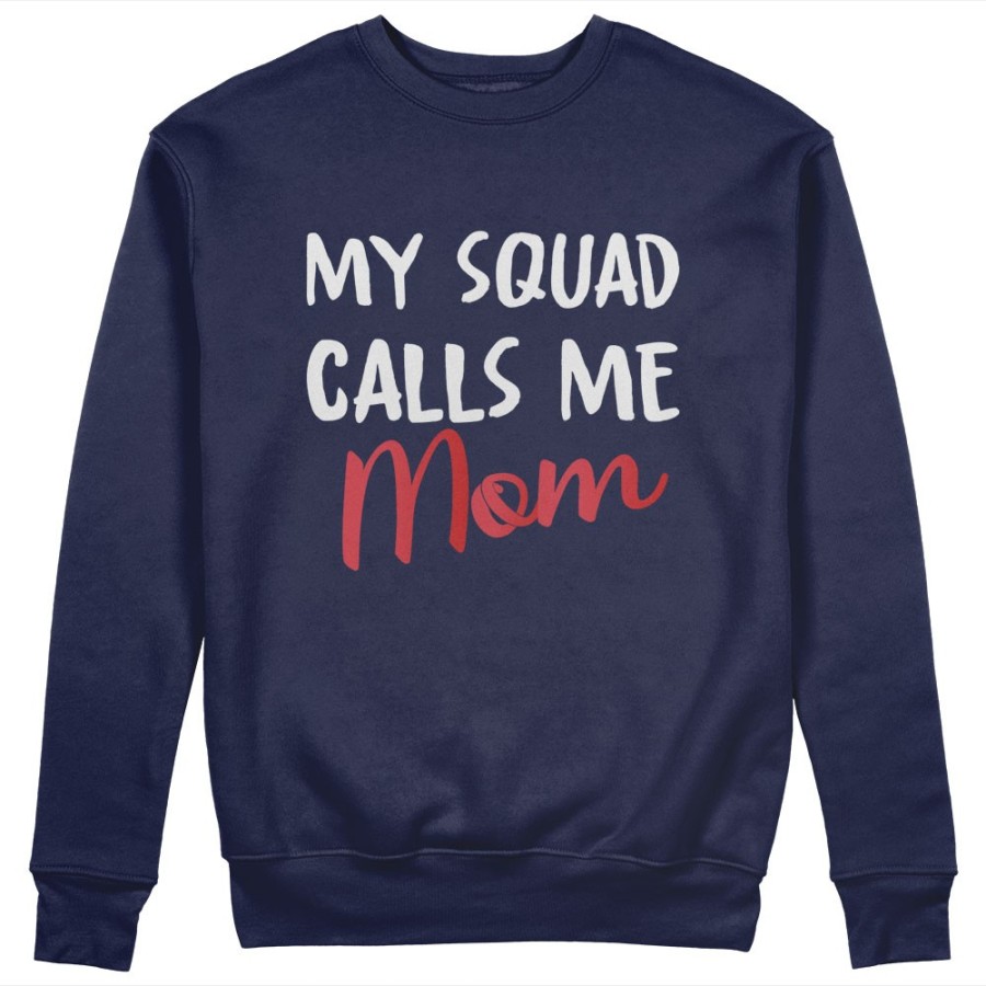 Felpa donna my squad calls me mom Per la mamma