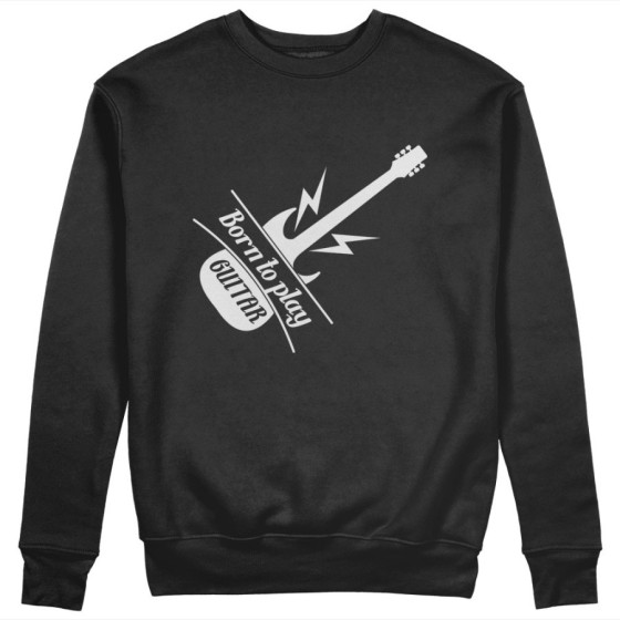 Felpa donna born to play guitar Per la mamma