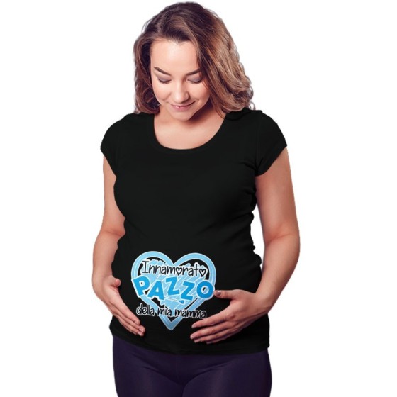 Maglia premaman innamorata pazza della mia mamma Per la mamma