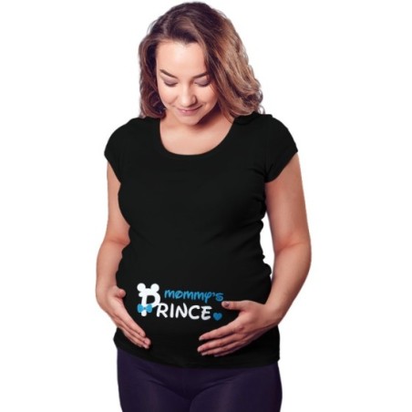 Maglia premaman mommy's prince princess mickey Per la mamma