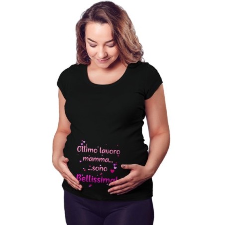 Maglia premaman ottimo lavoro mamma sono bellissimo Per la mamma