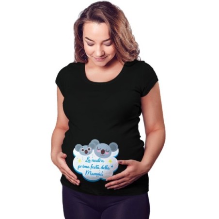 Maglia premaman la nostra prima festa della mamma koala Per la mamma