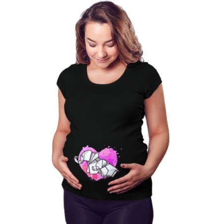 Maglia premaman elefantine rosa Per la mamma