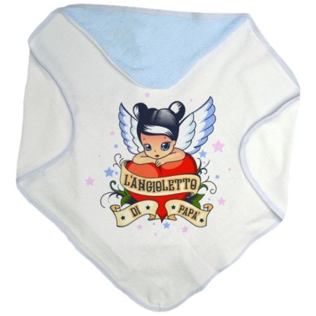 Accappatoio neonata l'angioletto di papà Per il papà
