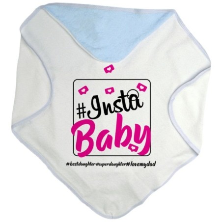 Accappatoio neonato insta baby love my dad Per il papà
