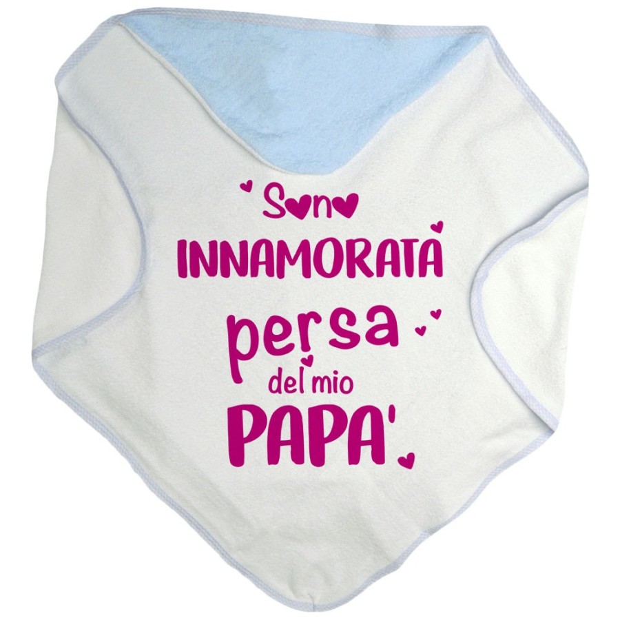 Accappatoio neonata sono innamorata persa del mio papà Per il papà
