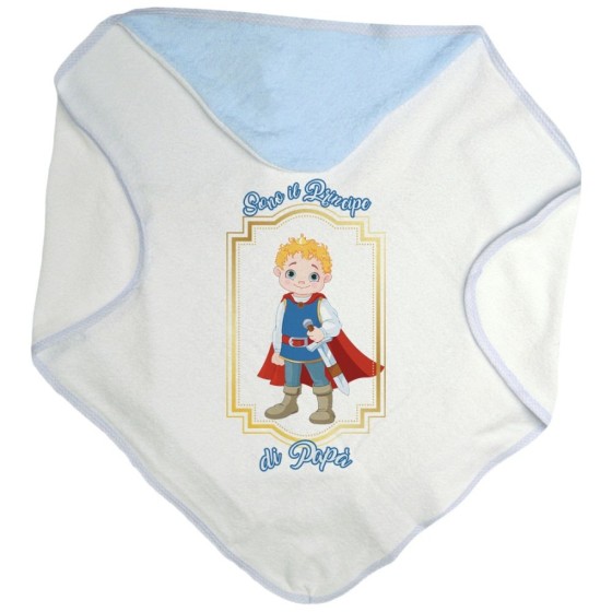 Accappatoio neonato sono il principe di papà Per il papà