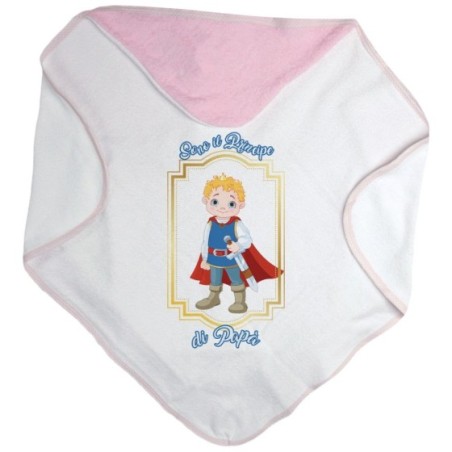 Accappatoio neonato sono il principe di papà Per il papà