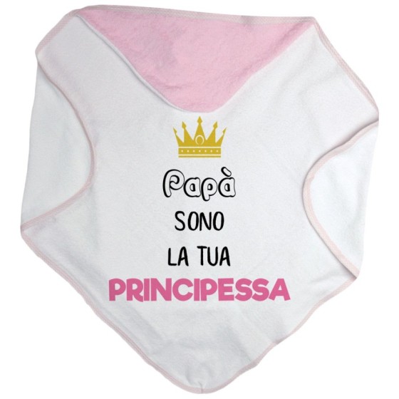 Accappatoio neonata papà sono la tua principessa Per il papà