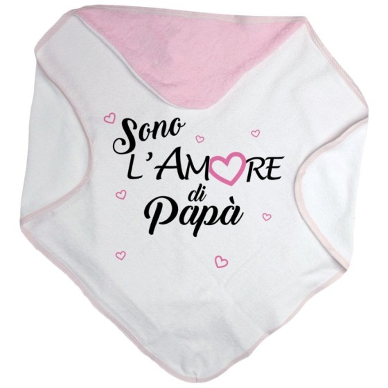 Accappatoio neonato sono l'amore di papà Per il papà