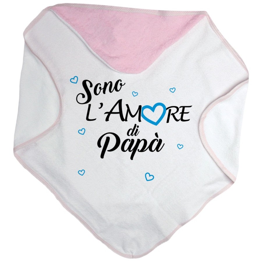 Accappatoio neonato sono l'amore di papà Per il papà