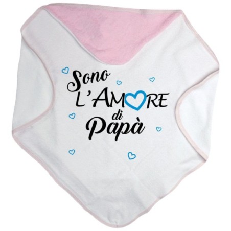 Accappatoio neonato sono l'amore di papà Per il papà