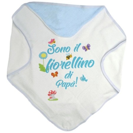 Accappatoio neonato sono il fiorellino di papà Per il papà