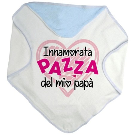 Accappatoio neonato innamorato pazzo del mio papà Per il papà
