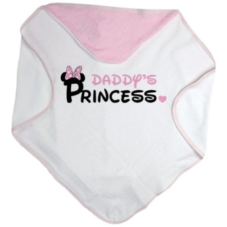 Accappatoio neonato daddy's pince princess mickey