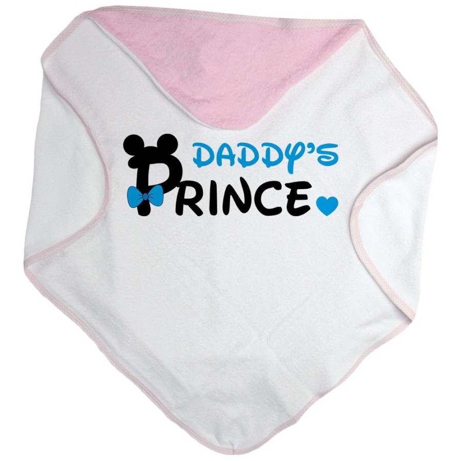 Accappatoio neonato daddy's pince princess mickey Per il papà