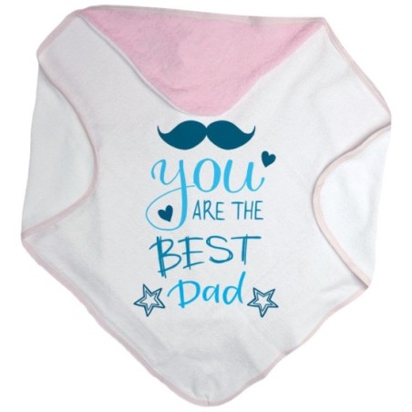 Accappatoio neonato you are the best dad mustache Per il papà