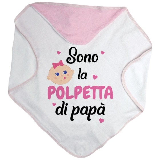 Accappatoio neonato sono la polpetta di papà Per il papà