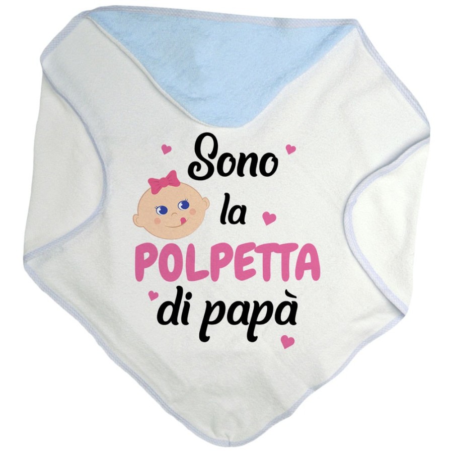 Accappatoio neonato sono la polpetta di papà Per il papà
