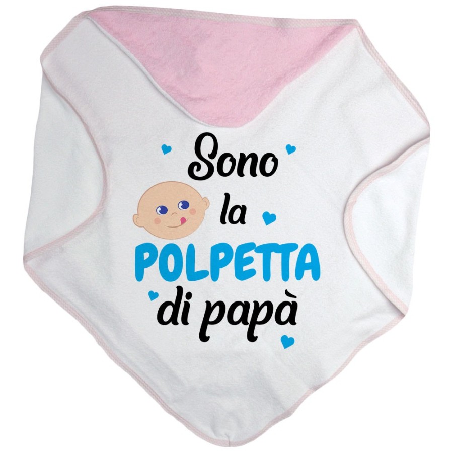Accappatoio neonato sono la polpetta di papà Per il papà