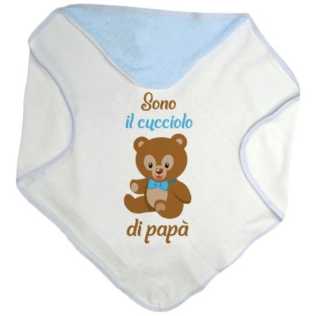 Accappatoio neonato sono il cucciolo di papà