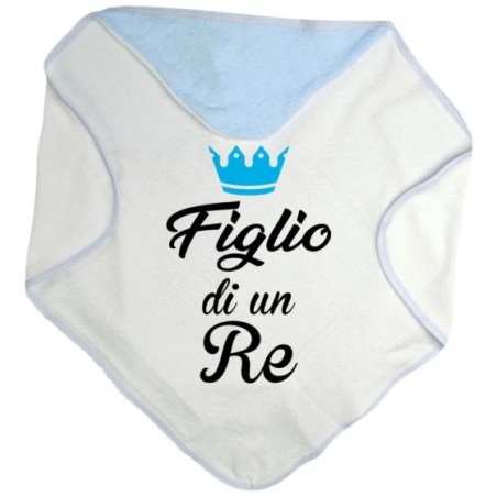 Accappatoio neonato figlio di un re figlia di un re con...