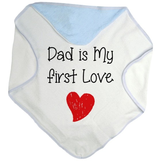Accappatoio neonato dad is my first love Per il papà