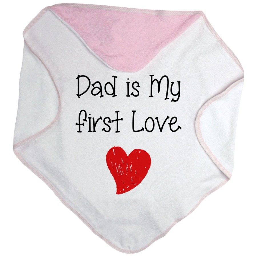 Accappatoio neonato dad is my first love Per il papà