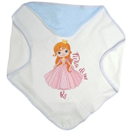 Accappatoio neonata figlia di un re royal Per il papà