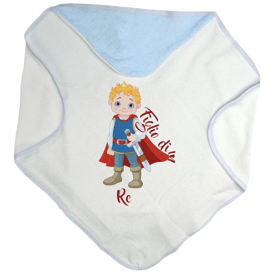 Accappatoio neonato figlio di un re royal Per il papà