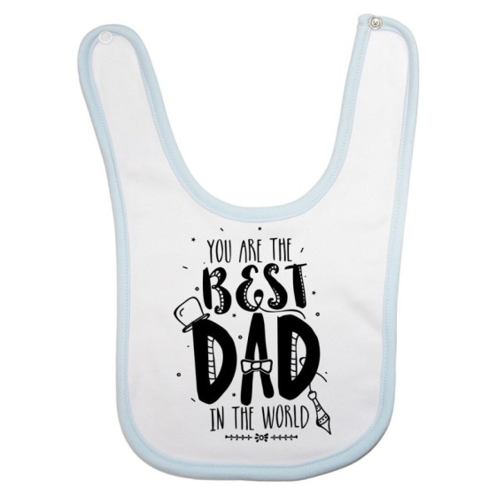 Bavaglino neonato the best dad in the world Per il papà