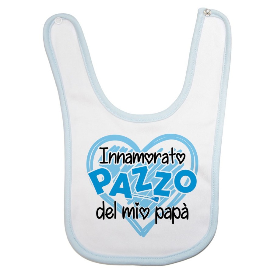 Bavaglino neonato innamorato pazzo del mio papà Per il papà