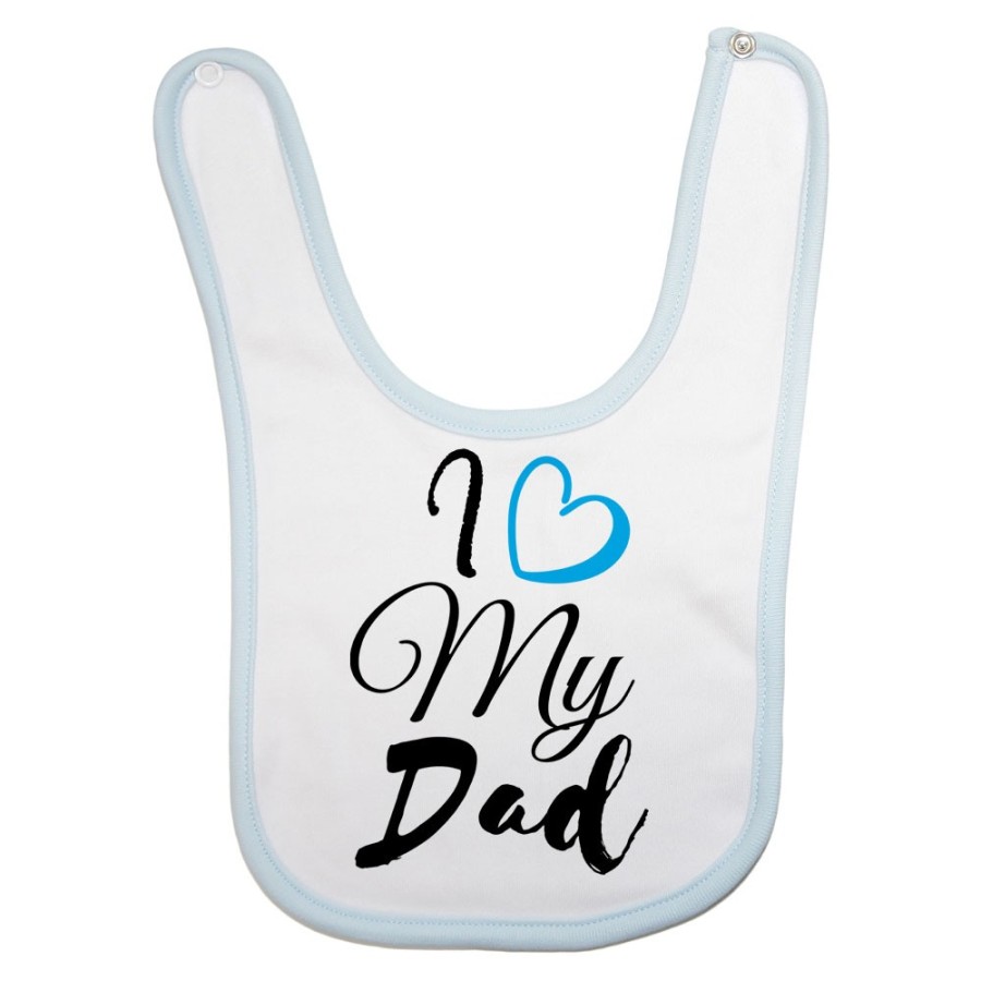 Bavaglino neonato i love my dad Per il papà