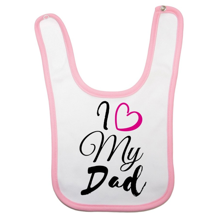 Bavaglino neonato i love my dad Per il papà