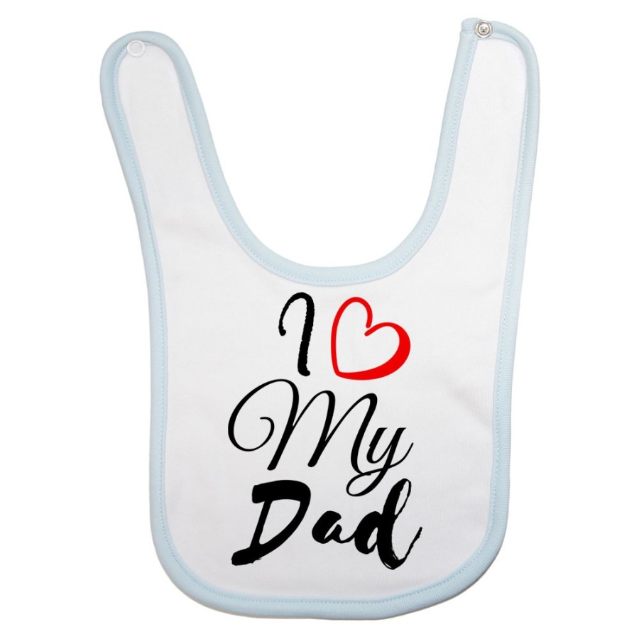 Bavaglino neonato i love my dad Per il papà