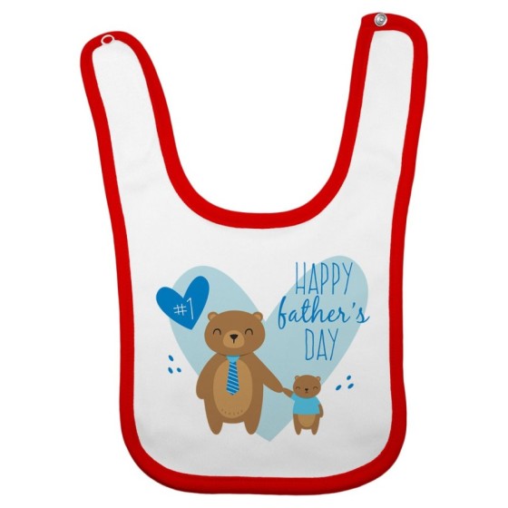 Bavaglino neonato happy father's day Per il papà