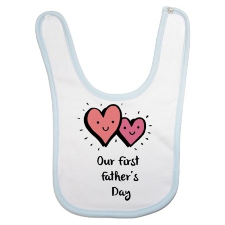 Bavaglino neonato our first father's day